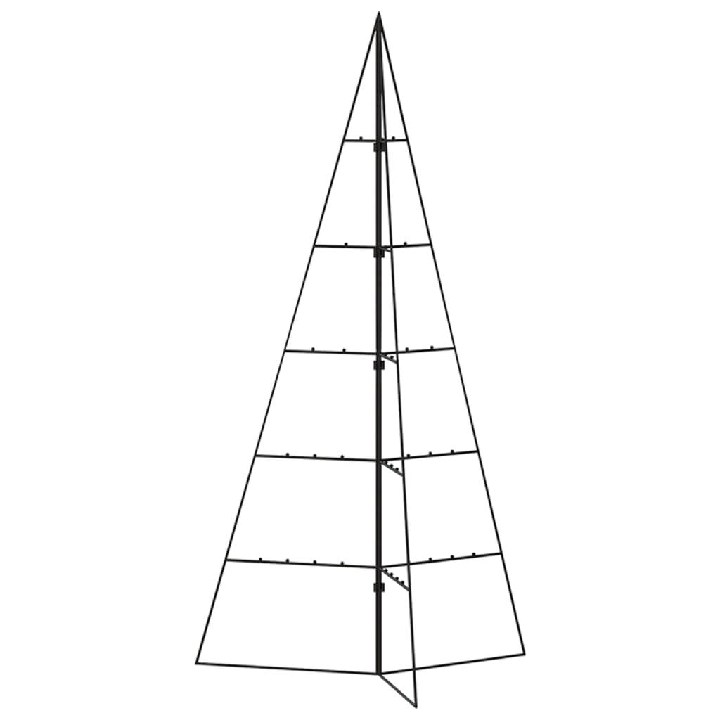 Berkfield Metal Christmas Tree for Decoration Black 100 cm