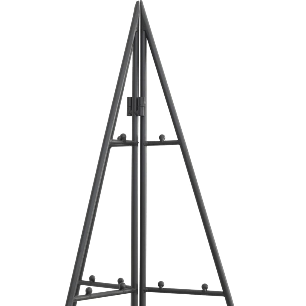 Berkfield Metal Christmas Tree for Decoration Black 180 cm