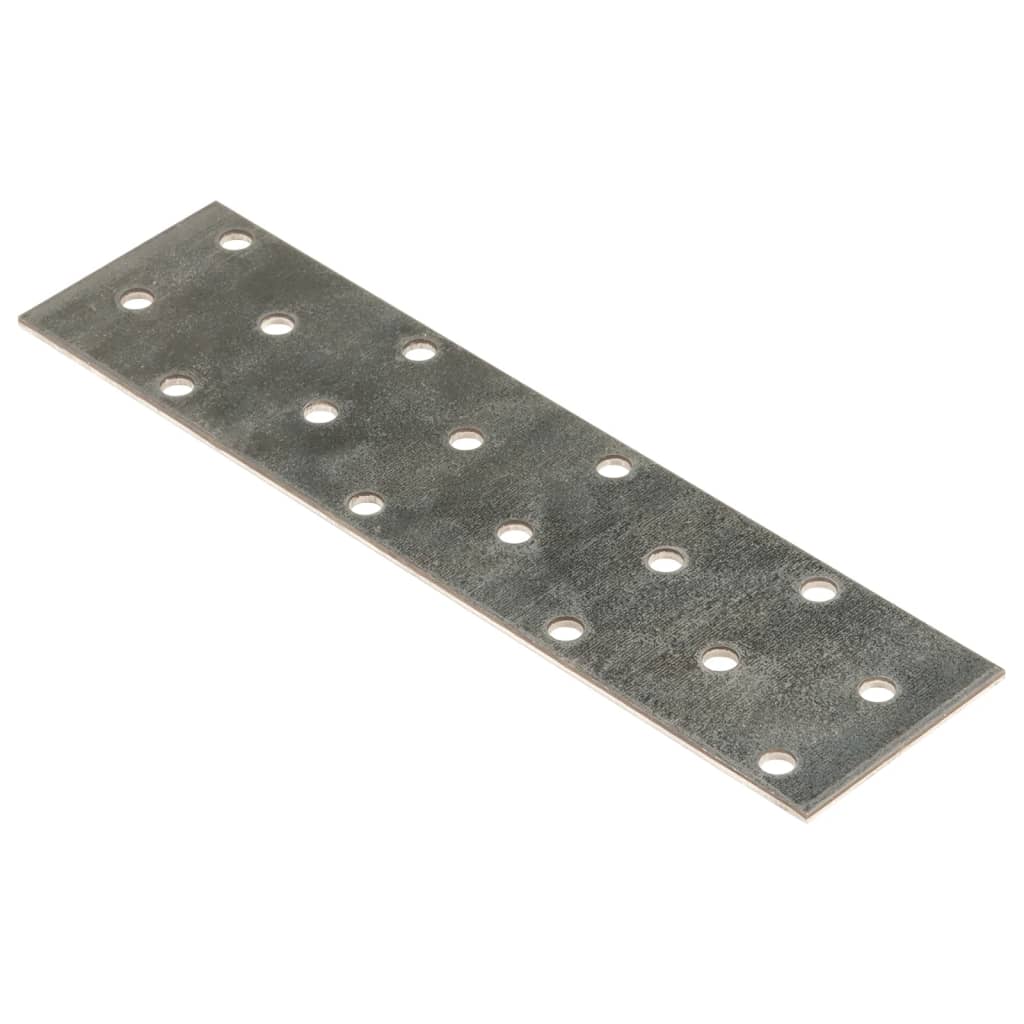 Berkfield Perforated Plates 60 pcs 2 mm 160x40 mm Galvanised Steel
