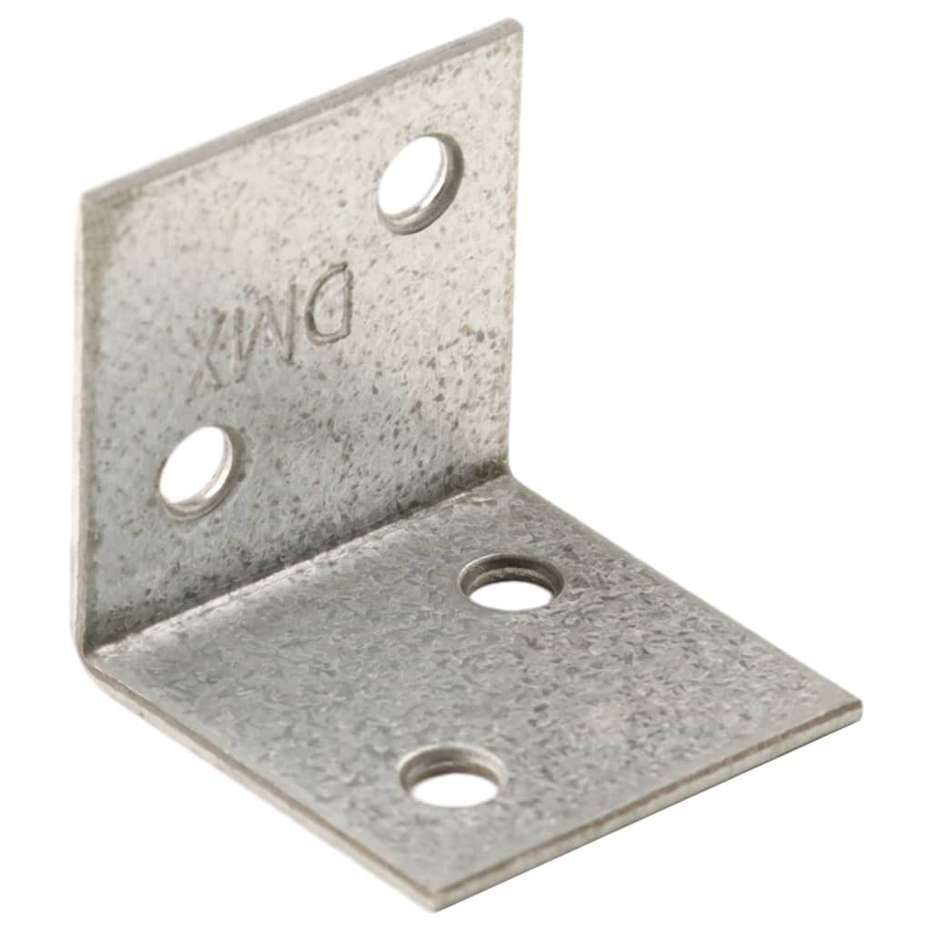 Berkfield Angle Brackets 150 pcs 2 mm 30x25x30 mm Galvanised Steel