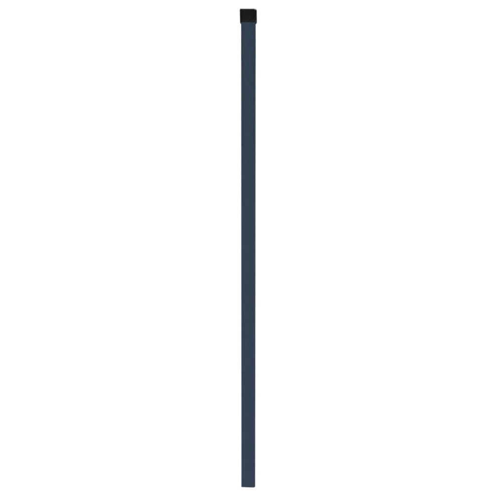 Berkfield Fence Posts 10 pcs Grey 170 cm Galvanised Steel
