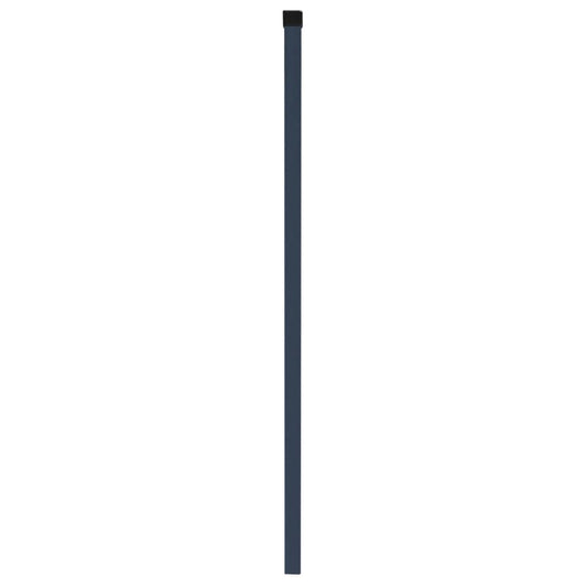 Berkfield Fence Posts 10 pcs Grey 170 cm Galvanised Steel