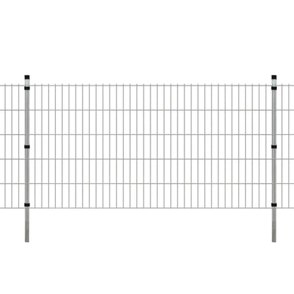 Berkfield Fence Posts 10 pcs Silver 150 cm Galvanised Steel