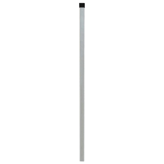 Berkfield Fence Posts 10 pcs Silver 280 cm Galvanised Steel