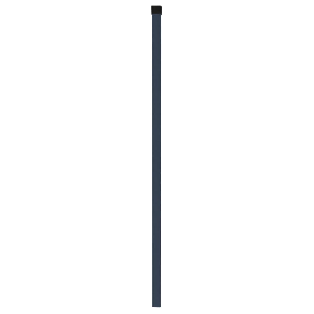 Berkfield Fence Posts 20 pcs Grey 150 cm Galvanised Steel