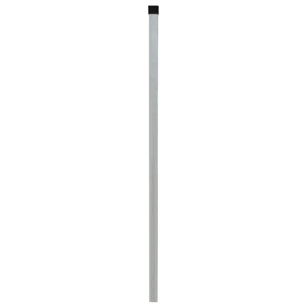 Berkfield Fence Posts 20 pcs Silver 130 cm Galvanised Steel