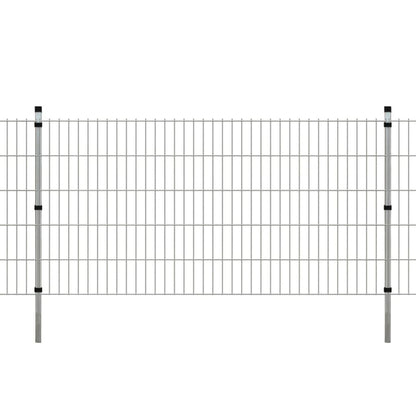 Berkfield Fence Posts 20 pcs Silver 150 cm Galvanised Steel