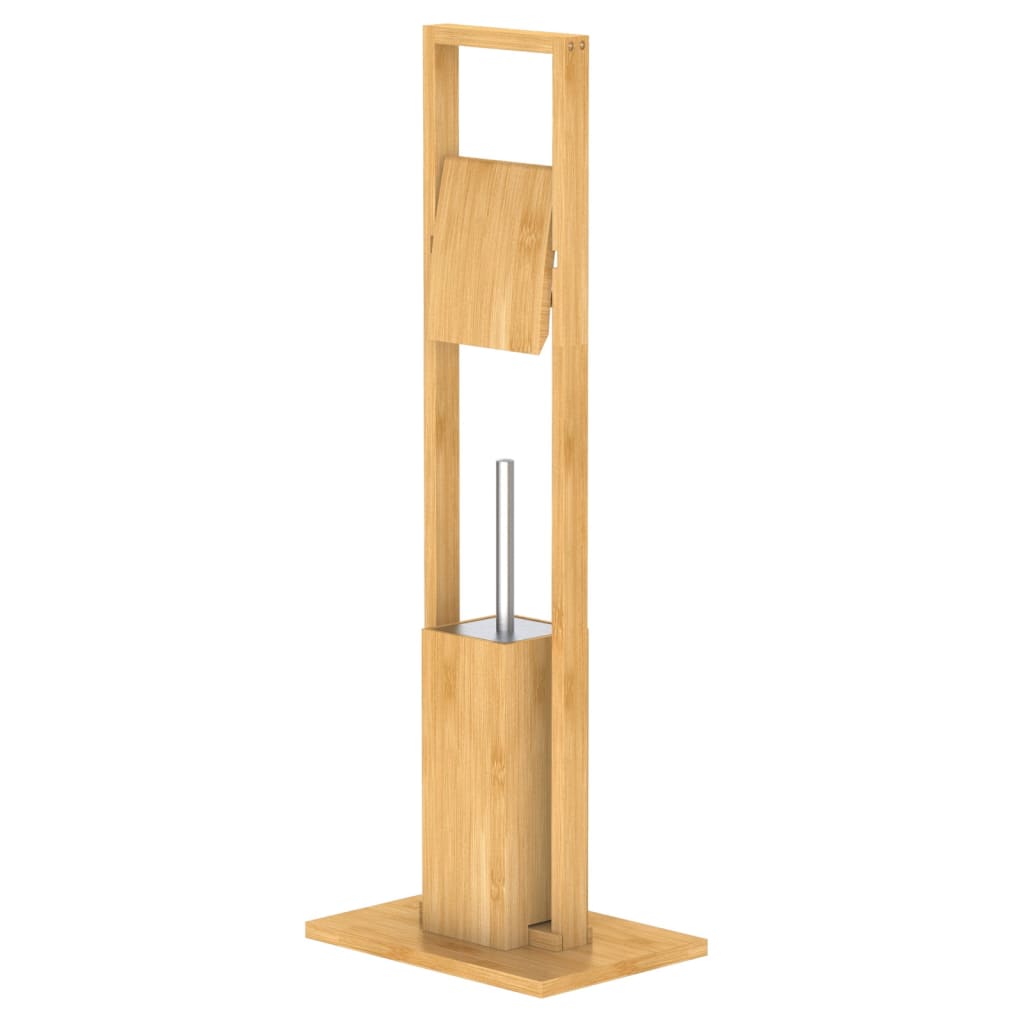 EISL Toilet Set Roll and Brush Bamboo 30x21x82 cm