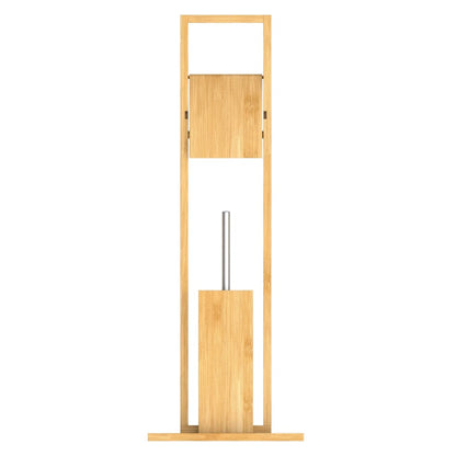 EISL Toilet Set Roll and Brush Bamboo 30x21x82 cm