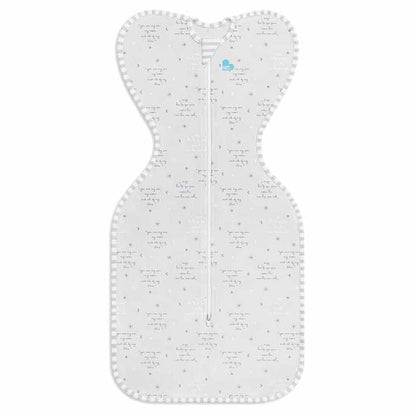 Love to Dream Baby Swaddle Swaddle Up Lite Stage 1 M Text Grey